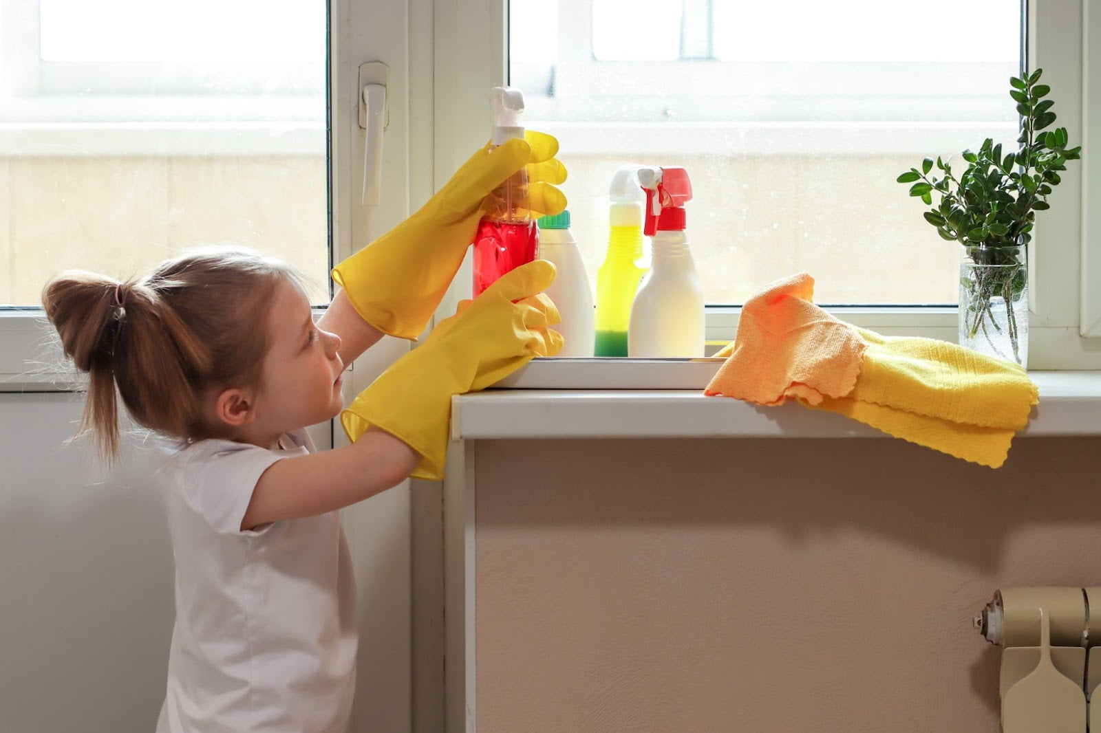 Gather All Your Cleaning Materials